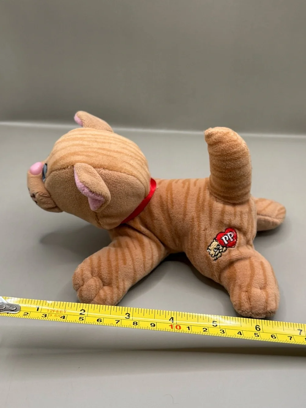 Vintage Tonka Cat Pound Puppies Tabby Plush Cat Toy Stuffed Animal